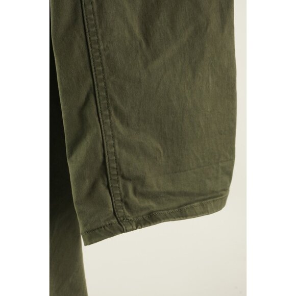Theory Haydin Straight Slim Fit 5 Pocket Pants Mens 30 x 32 Green Twill Stretch - Picture 10 of 10